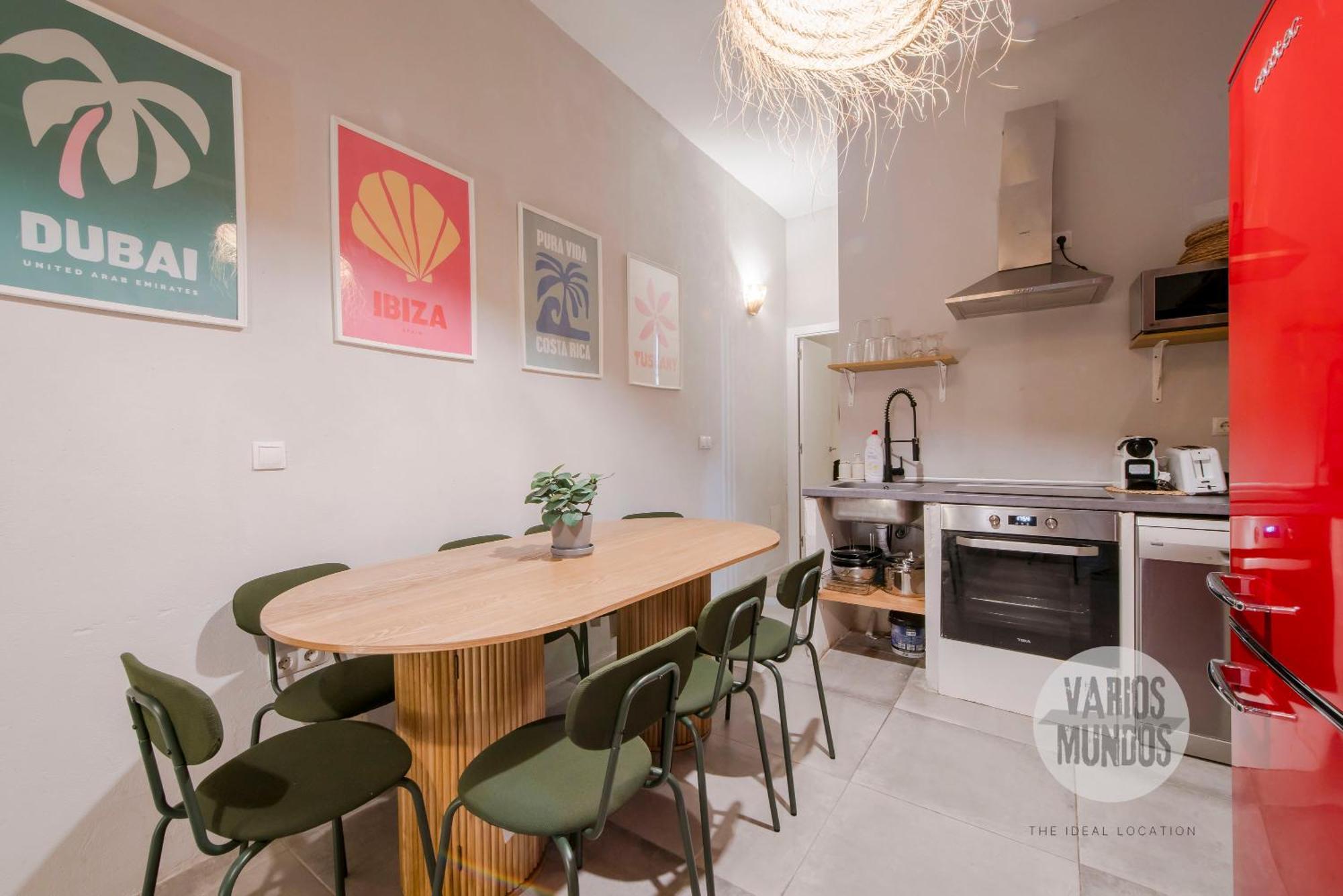 Rustic Cool Interior Design En Plaza Espana Al Pie De Gran Via Apartamento